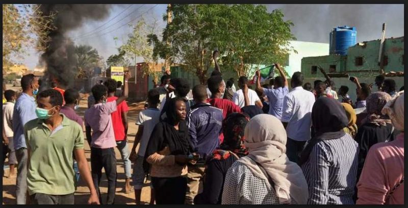 Sudan protests against President Omar al-Bashir's rule, Chanting 