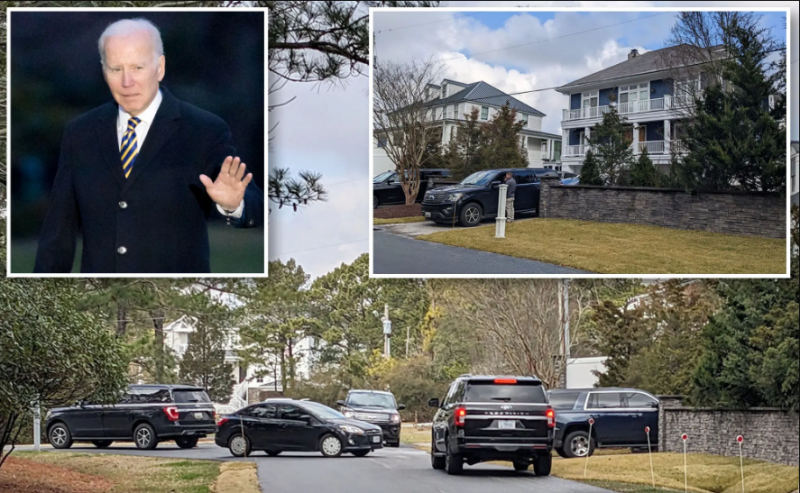 FBI looks for documents in a second Biden residence