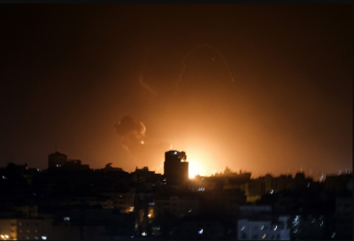 Israeli aircraft launch an attack Gaza