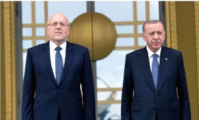 तुर्की, लेबनान के प्रधानमंत्रियों ने सहयोग बढ़ाने का संकल्प लिया