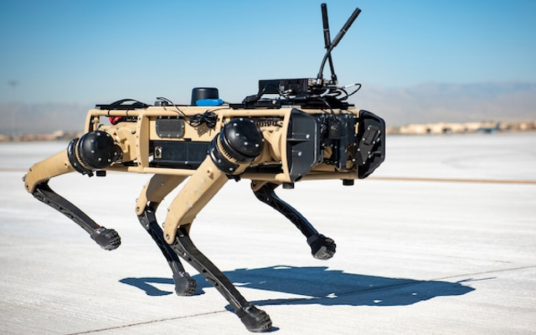 अमेरिकी सीमा पर रोबोट कुत्ते का परीक्षण किया जा रहा है