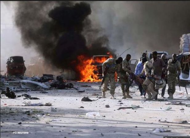 Car bombing blast near Somali market, nine killed