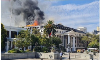 S. African court denies bail application of suspected in Parliament fire