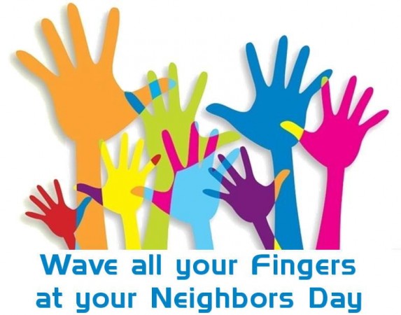 Spreading Joy and Community Spirit on Wave All Your Fingers At Your Neighbors Day