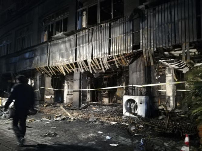 China: 18 people died as fire broke out in foot massage parlour