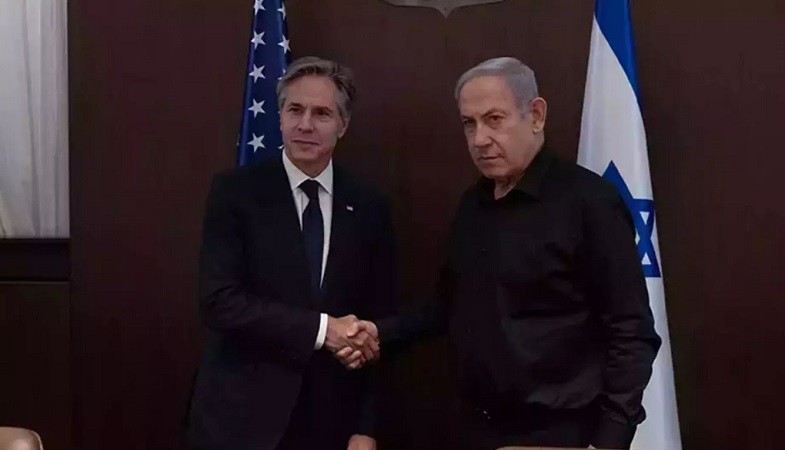 US Pushes for Gaza Ceasefire Blinken Meets Israeli PM for Talks