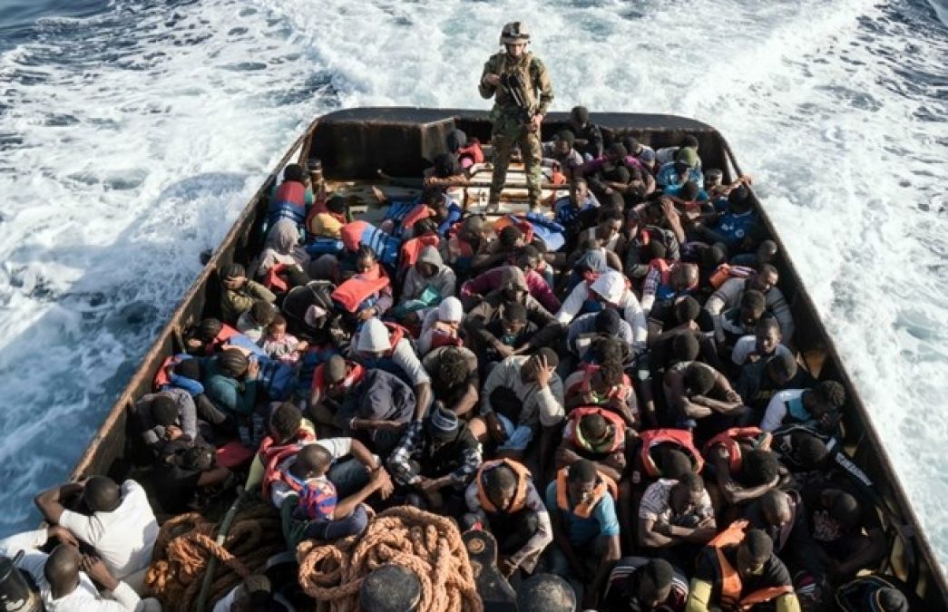 256 illegal immigrants are rescued off the coast of Morocco