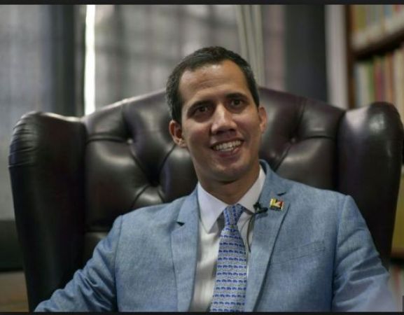 Venezuela's self-proclaimed acting president Juan Guaido refused to rule out the possibility of authorizing the US