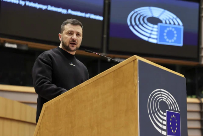 Ukraine's Zelensky makes an emotional case for joining the EU