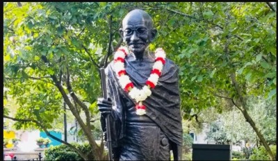 United States concerned about defacement of a Gandhi statue in New York