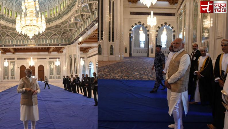 Oman:PM  Modi  visited Sultan Qaboos Grand Mosque in Muscat