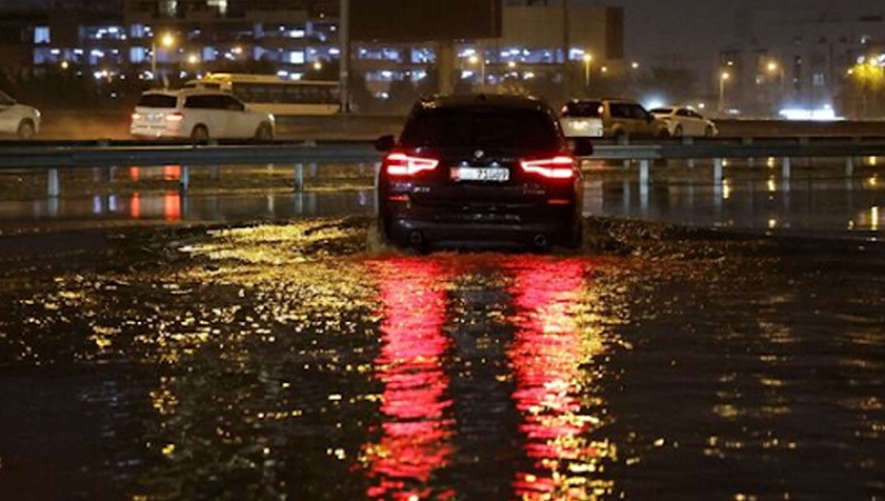 Torrential Rain and Hailstorms Hit UAE, Disrupting Daily Life Ahead of PM Modi's Visit