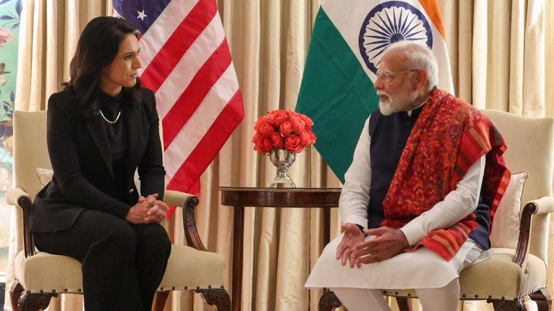 PM Modi Meets US Intel Chief Tulsi Gabbard in Washington