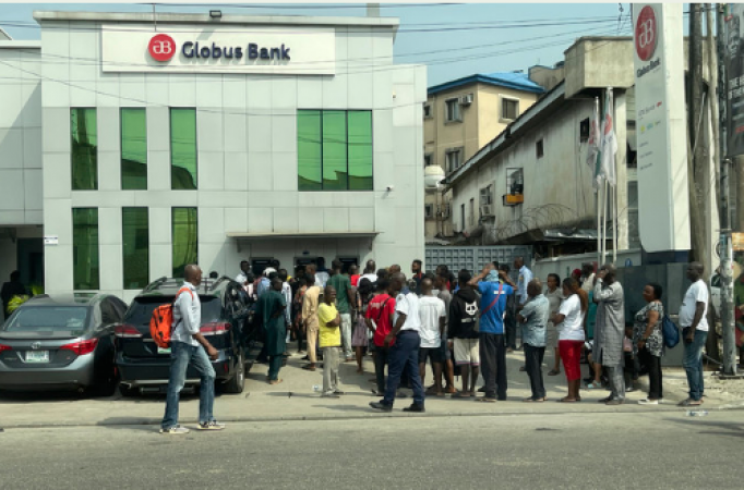 Painful effects of the Nigerian cash crisis: 