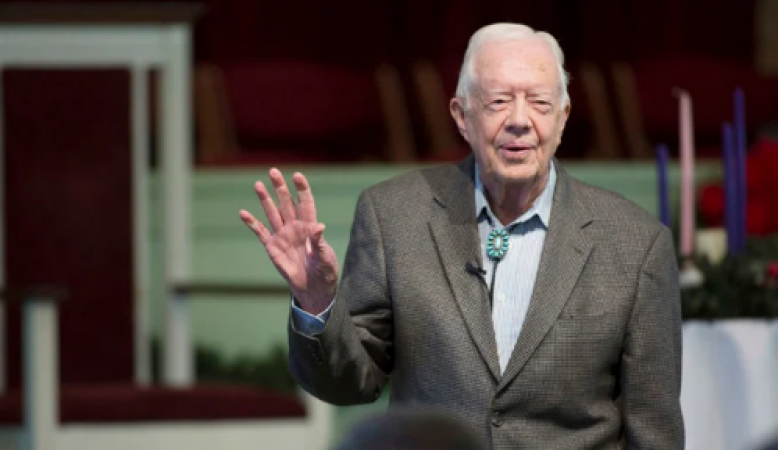 Jimmy Carter:  former US president, is receiving 