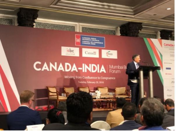 Canadian-Indian Business Council CEO Kasi Rao delivers inaugural address