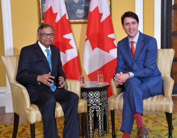 Justin Trudeau interacts business CEOs in Mumbai to boost investment in Canada