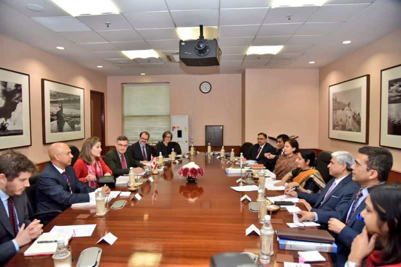India -Canada hold bilateral talks to boost trade and investment