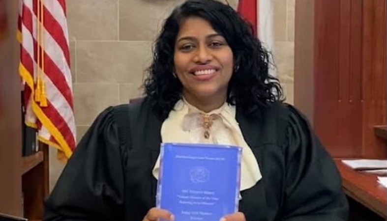 Indian-American Democrat Juli Mathew  takes oath as Texas county judge