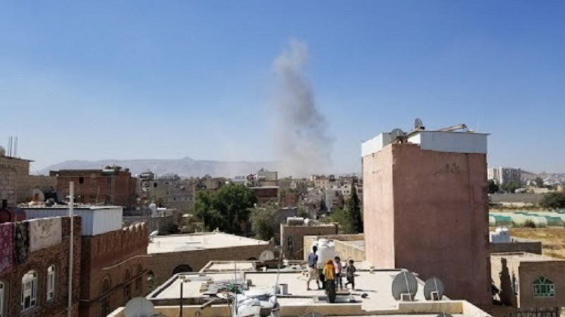 Saudi-led airstrike hits Houthi-controlled camp in Sanna