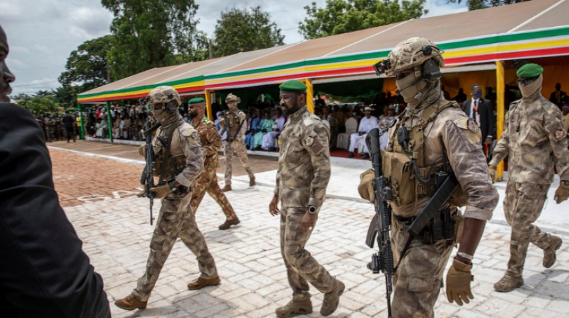 Mali's junta leader pardons 49 Ivory Coast soldiers