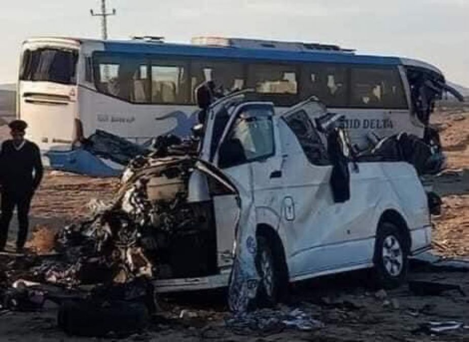 16 killed in bus crash in NE Egypt's Sinai