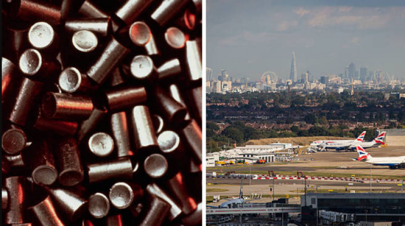 British Heathrow Airport discovered uranium in a package in December