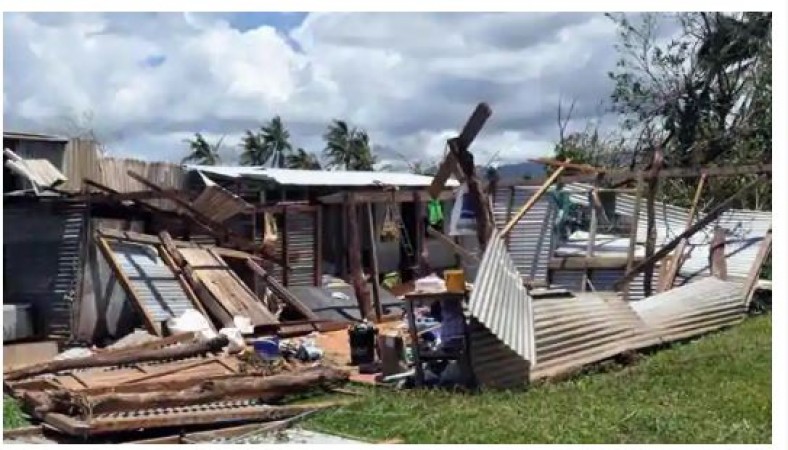 Cyclone-affected families in Fiji: India delivers relief materials