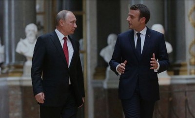 Putin, Emmanuel  Macron Discuss upcoming  Moscow Meeting on Karabakh