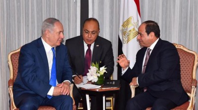 मिस्र के राष्ट्रपति ने फिलिस्तीन के साथ मध्यपूर्व शांति वार्ता फिर से शुरू करने का आह्वान किया
