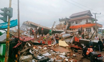इंडोनेशिया में बड़े पैमाने पर आया भूकंप, 35 तक पहुंची मरने वालों की संख्या