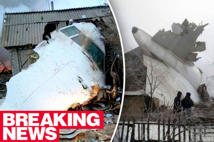 Turkish cargo jet crash kills at least 37 in Kyrgyzstan village