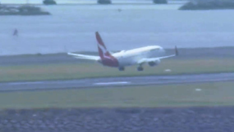Qantas plane lands safely after issuing mayday over ocean