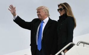 Donald Trump reaches for the eve of momentous inauguration ceremony
