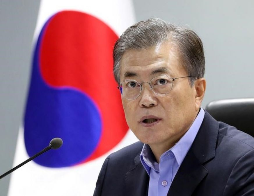 South Korean President Moon Jae-in returns after 3-nation trip