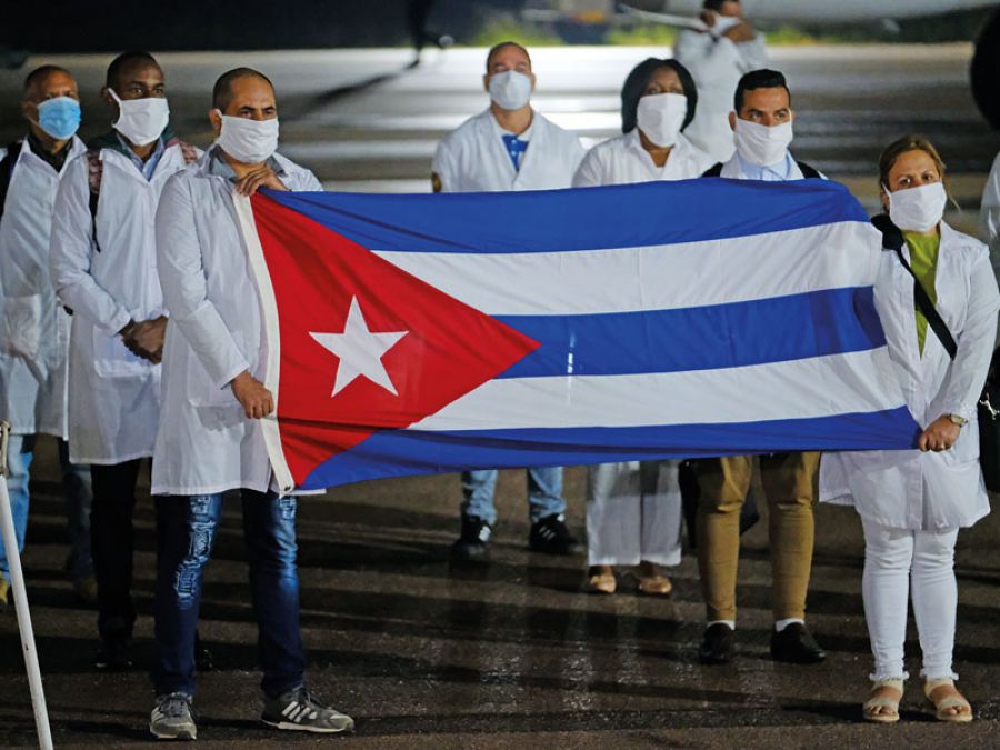 The daily Covid-19 infection rate in Cuba remains stable