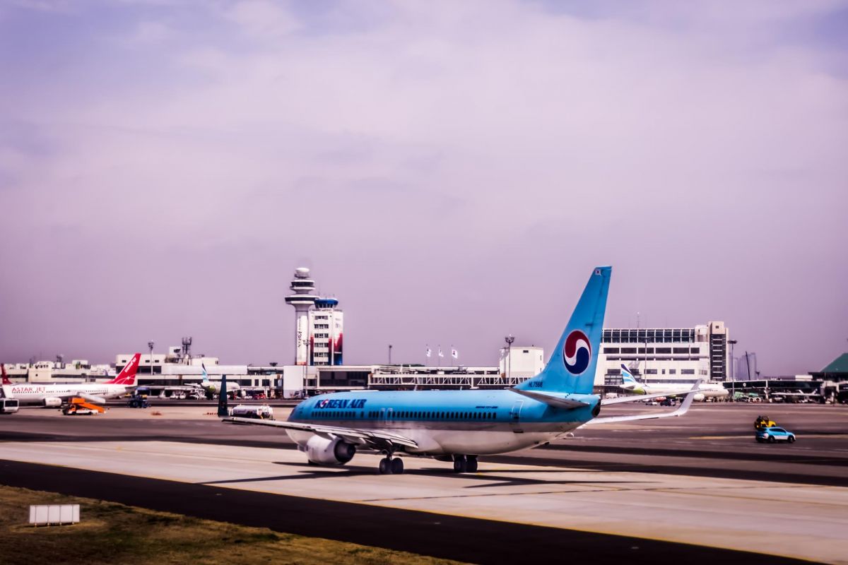 2021 में दक्षिण कोरिया में हवाई यातायात में 10.8% की वृद्धि हुई