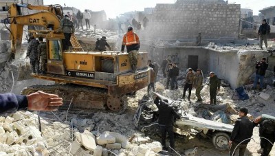 Building collapse in Syrian’s Aleppo causing 16 dead