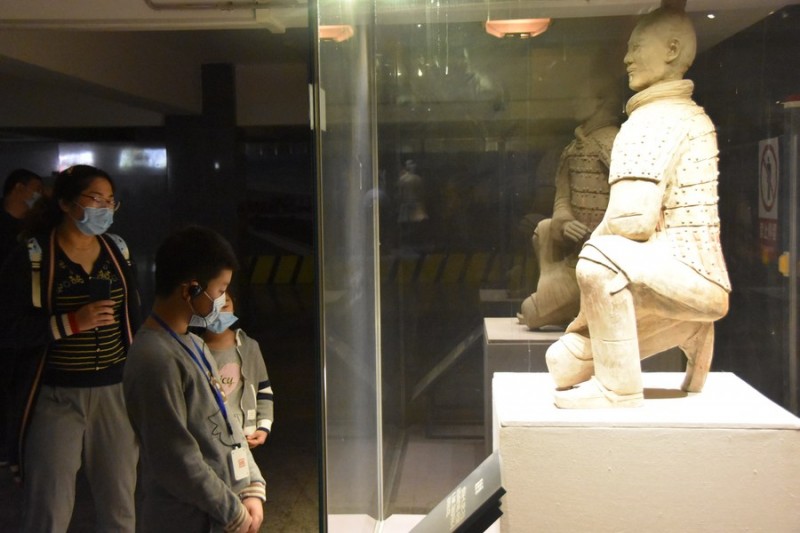 Metal figurines discovered in museum housing Terracotta Warriors