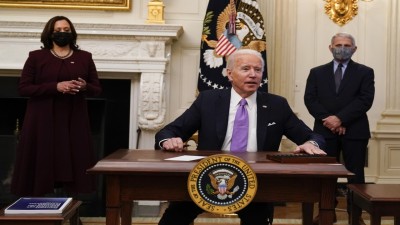 US President Biden begins talks with Senate on Covid 19 relief Package