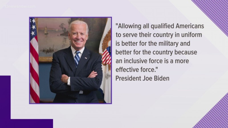 Biden reverses policy ban on Transgender serving Military