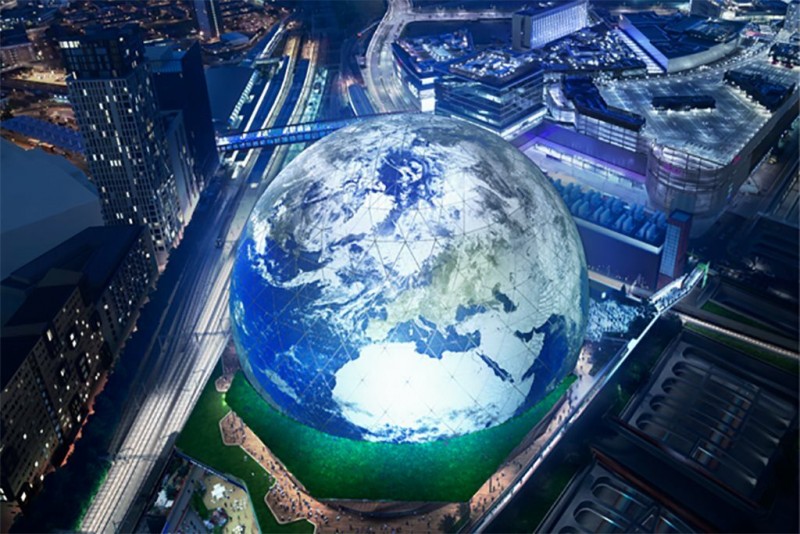 Las Vegas to Unveil Its Largest Spherical Video Screen Venue