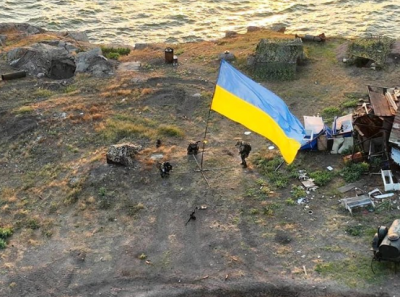 Zelensky travels to an island that represents defiance as the war enters its 500th day