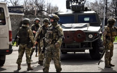 Russian troops hit ammunition depots, Ukrainian forces in Donetsk