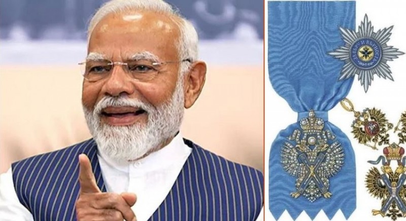 PM Modi Receives Russia's Top Civilian Honor