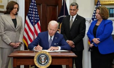 Joe Biden signs Law on tax, health care, climate