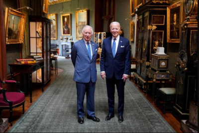 King Charles III and Biden have tea and discuss the environment