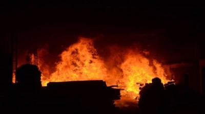 Massive Fire rips through Iraq COVID ward, at least 41 people killed.