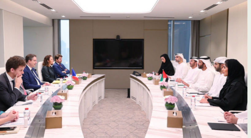 French and Emirati ministers talk about ways to increase their economic cooperation