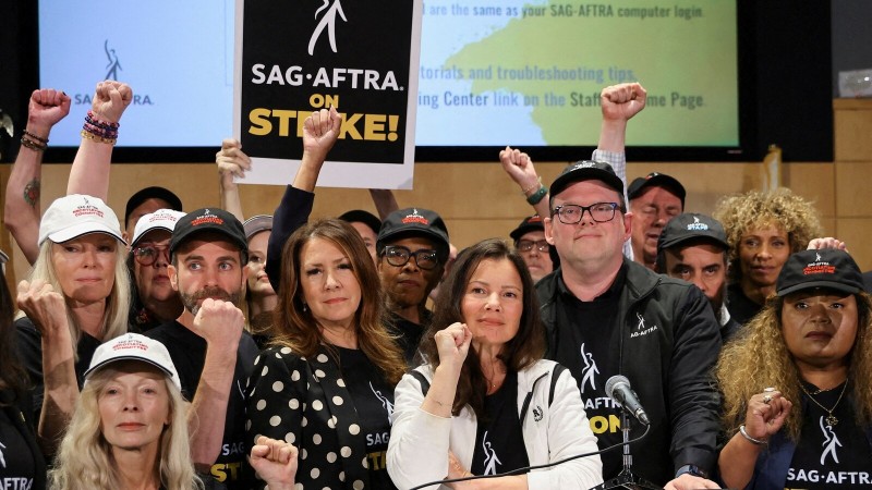Actors go on Strike against AI in Los Angeles